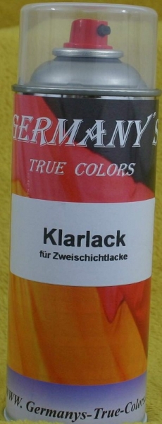 Klarlack Seidenmatt für Zweischichtlacke, 400ml